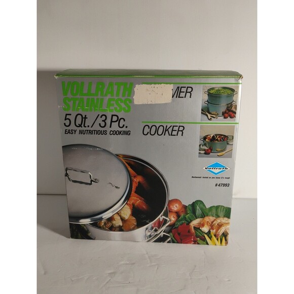 Vollrath Stainless 5Qt /3pc Cooker #47993 - Picture 1 of 12